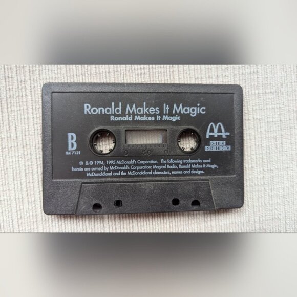 Vintage McDonalds Ronald Makes It Magic Cassette Tape - Picture 2 of 2
